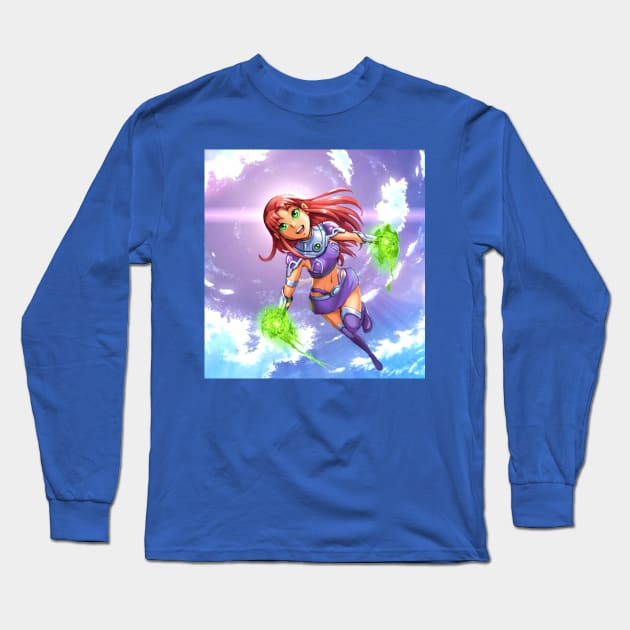 Sunny Starfire Long Sleeve T-Shirt by Clifficus